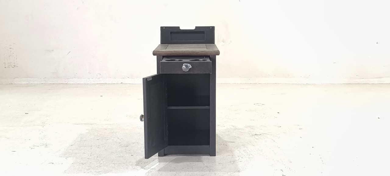 T736-7(5) - SIDE TABLE - BLR WH