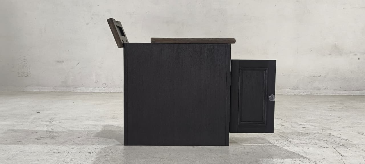 T736-7(5) - SIDE TABLE - BLR WH