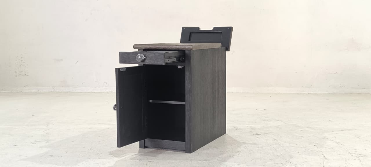 T736-7(5) - SIDE TABLE - BLR WH