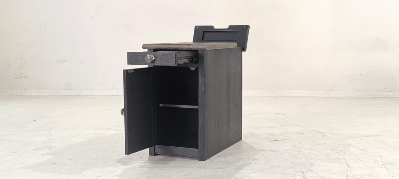 T736-7(5) - SIDE TABLE - BLR WH