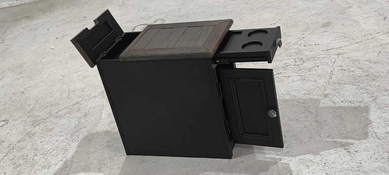 T736-7(5) - SIDE TABLE - BLR WH