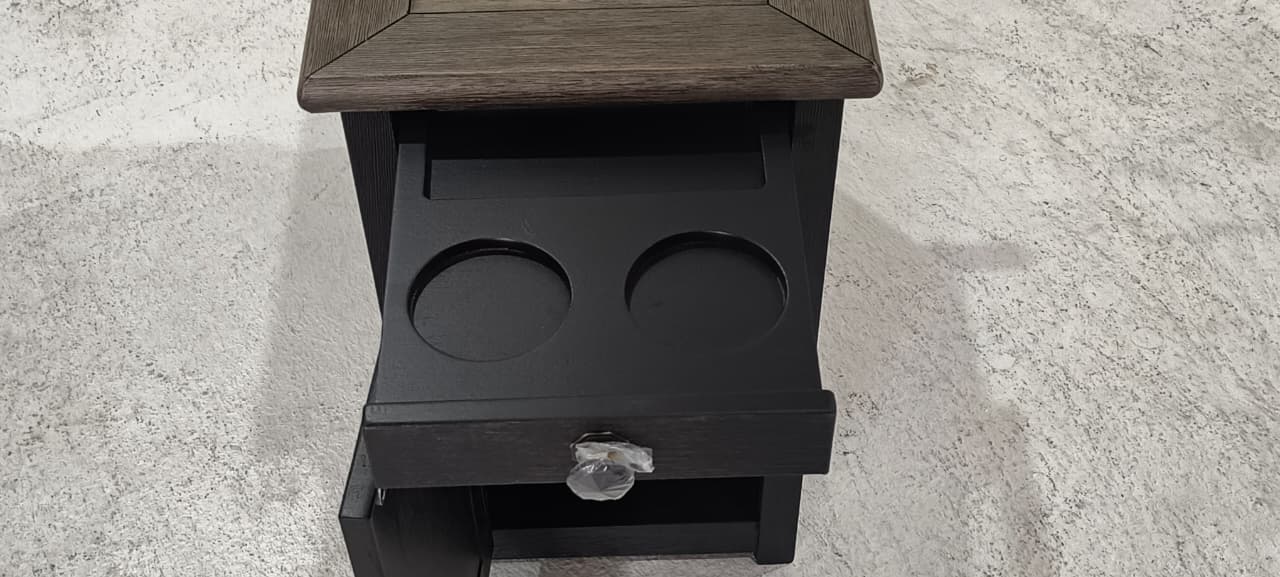 T736-7(5) - SIDE TABLE - BLR WH