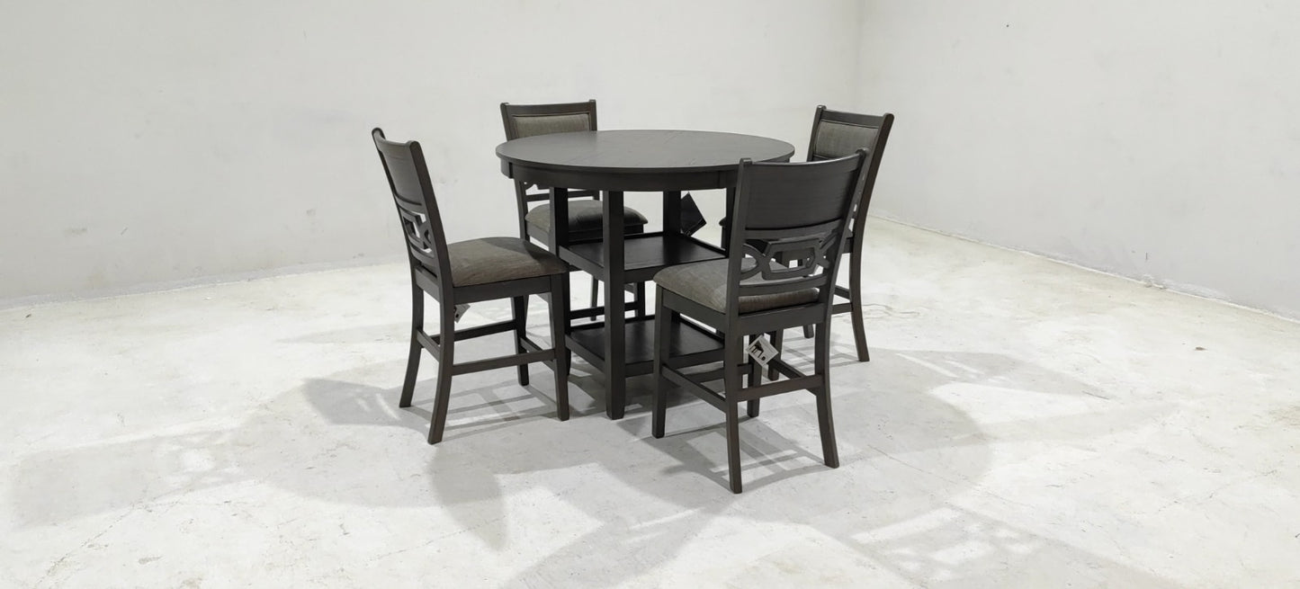 D425-223(6) - DINING SET - BLR WH