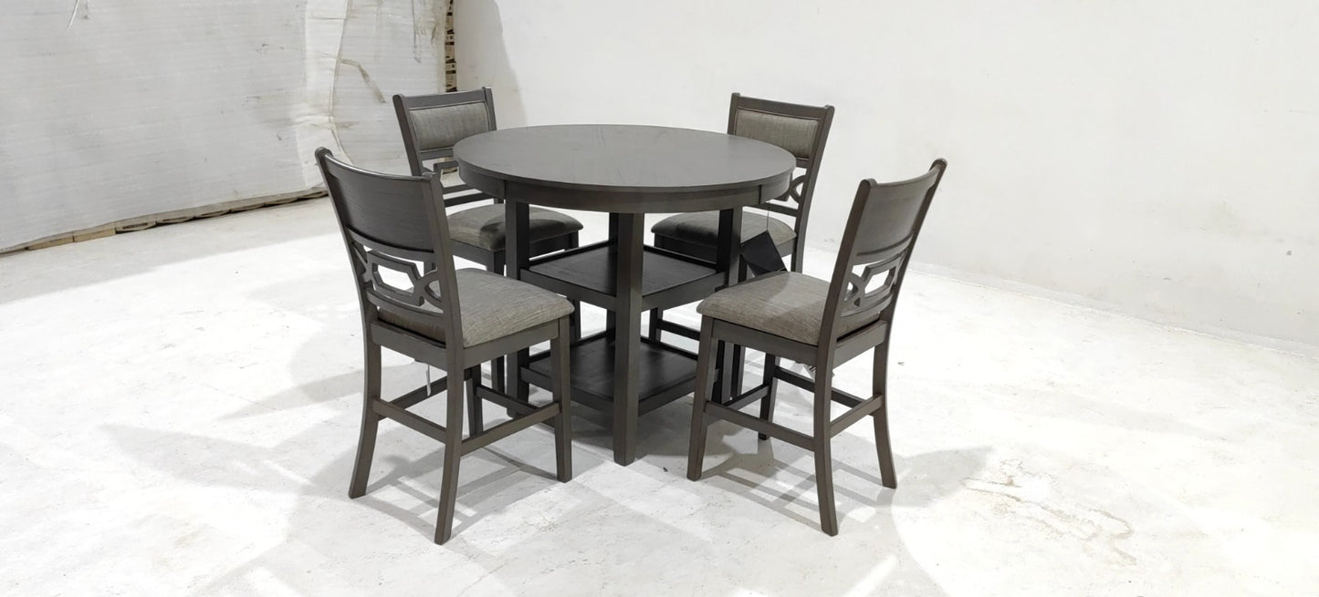 D425-223(6) - DINING SET - BLR WH