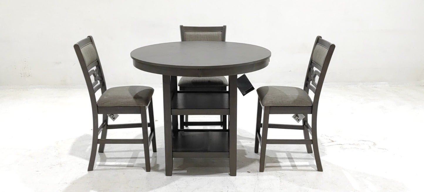 D425-223(6) - DINING SET - BLR WH