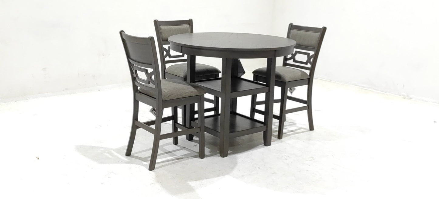 D425-223(6) - DINING SET - BLR WH