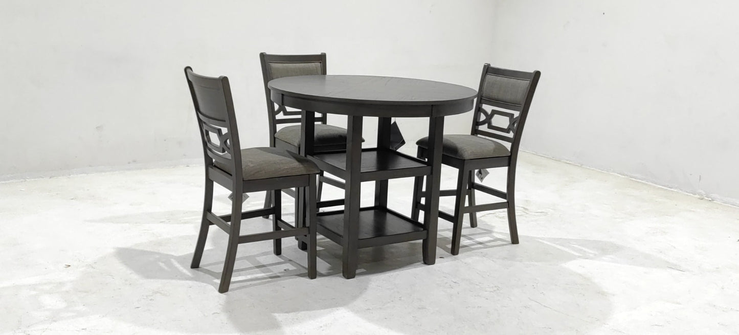 D425-223(6) - DINING SET - BLR WH