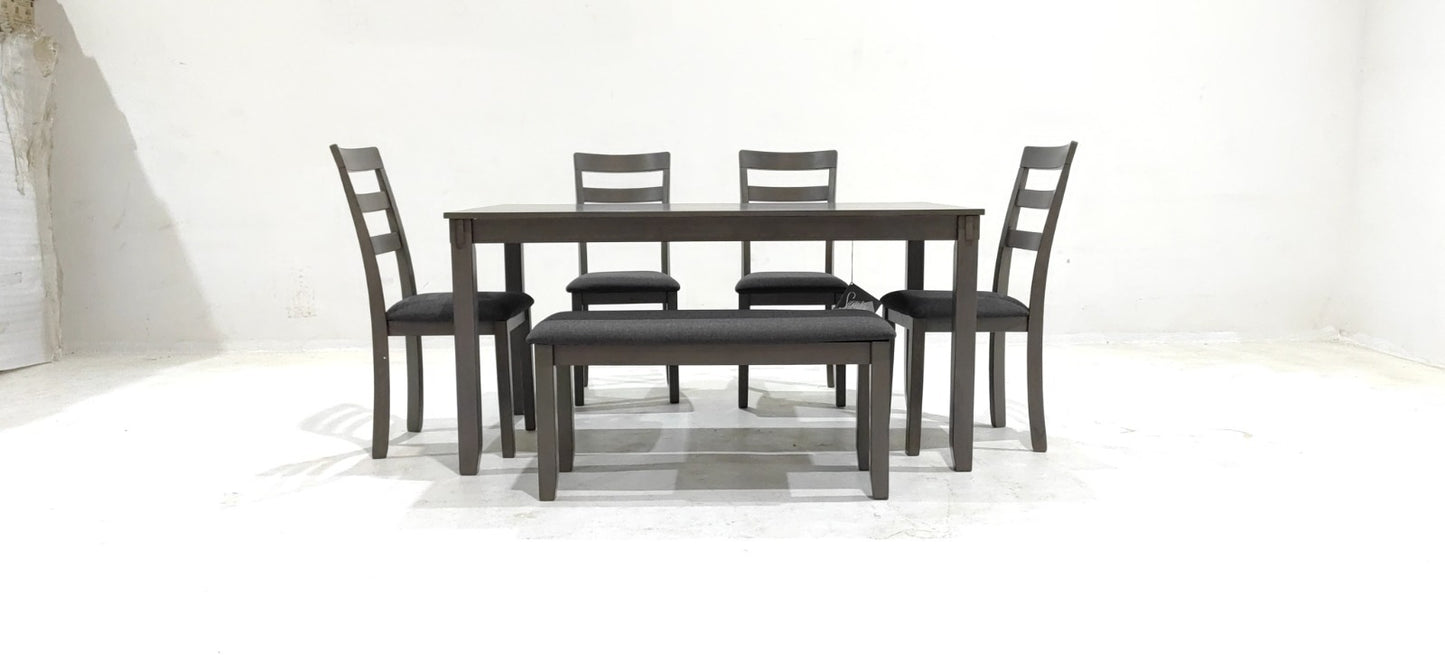 D383-325(4) - DINING SET - BLR WH
