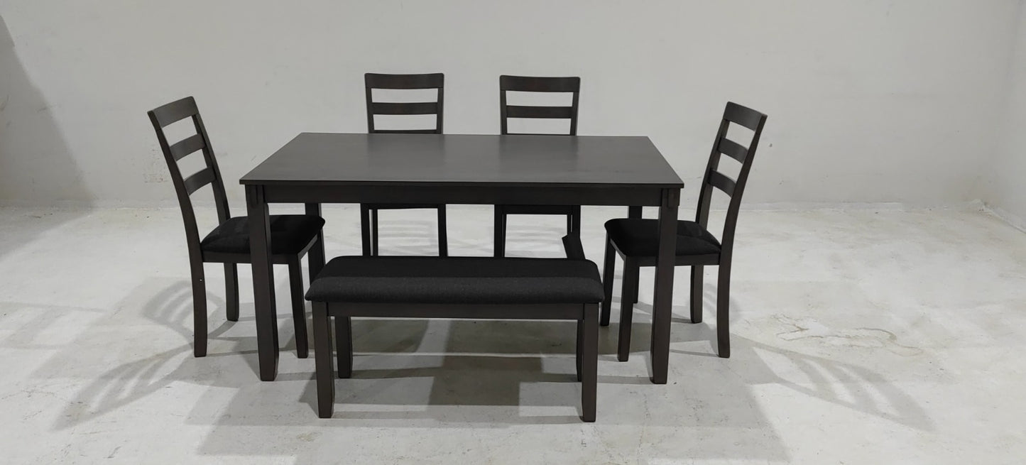 D383-325(4) - DINING SET - BLR WH