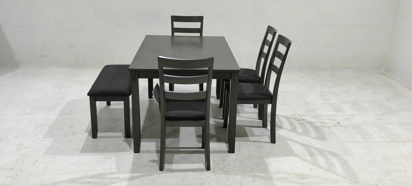 D383-325(4) - DINING SET - BLR WH
