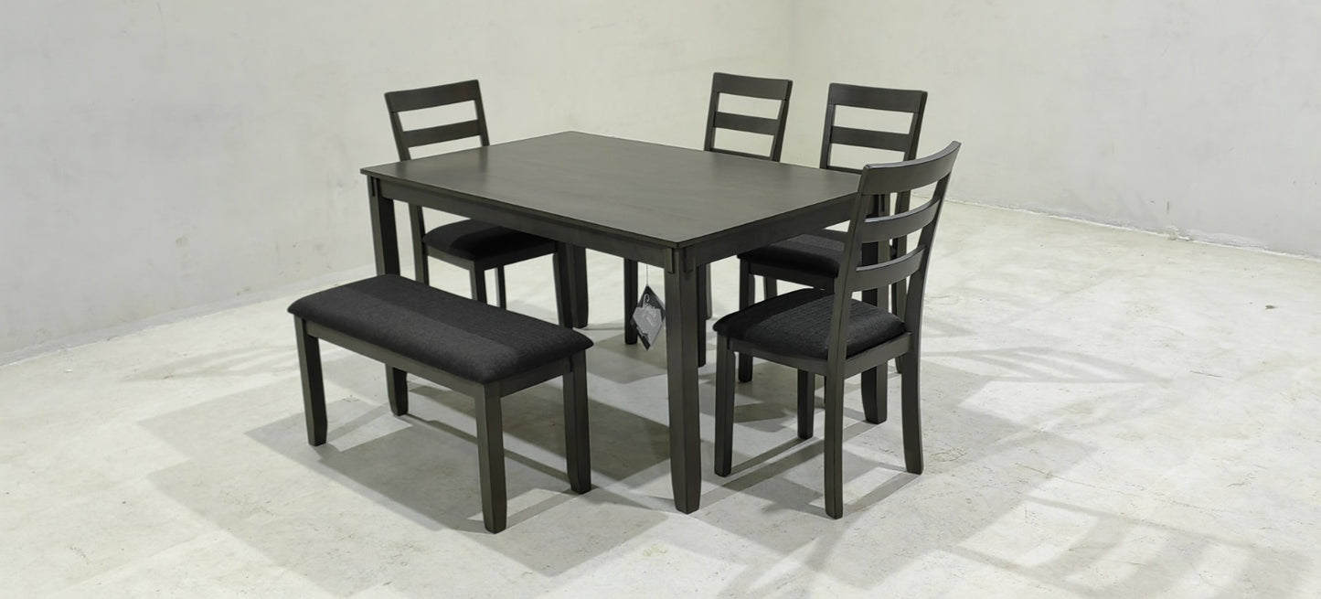 D383-325(4) - DINING SET - BLR WH