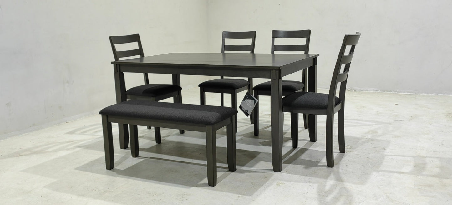 D383-325(4) - DINING SET - BLR WH