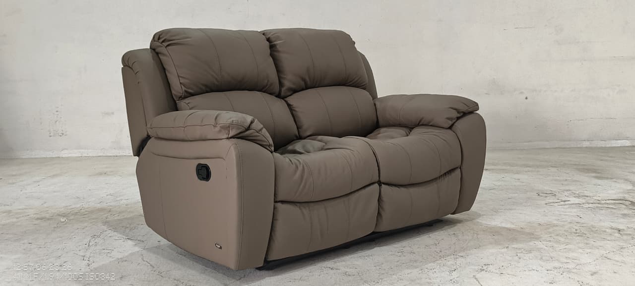 1238(3) - 2 SEATER RECLINER(MANUAL) - BLR WH