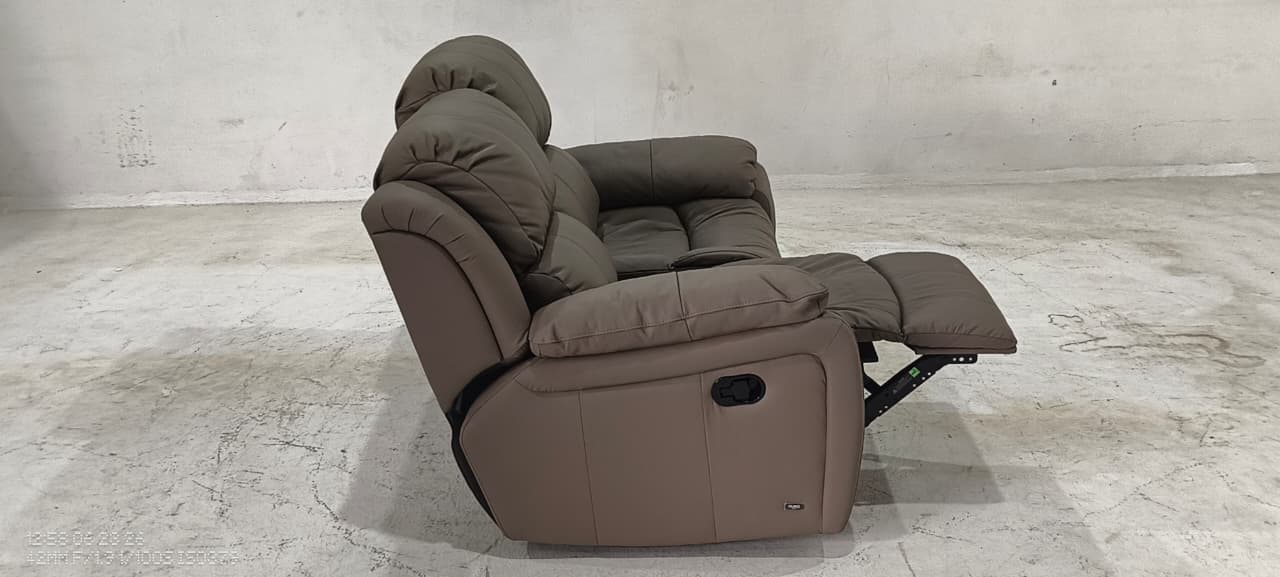 1238(3) - 2 SEATER RECLINER(MANUAL) - BLR WH