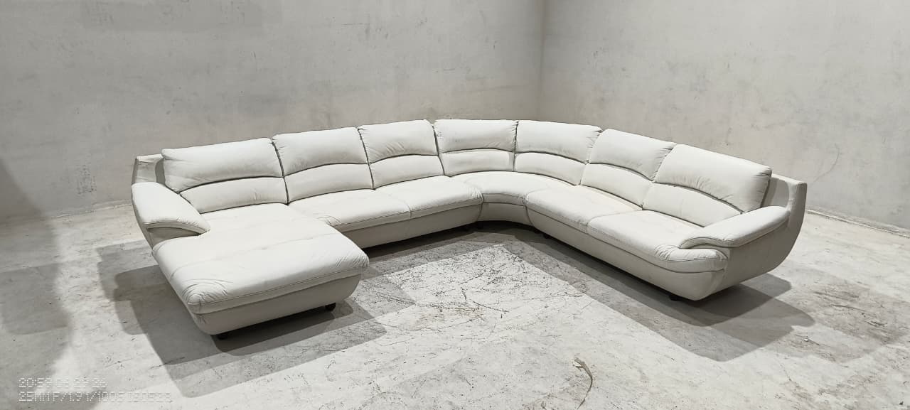 1235 - CORNER SOFA - BLR WH
