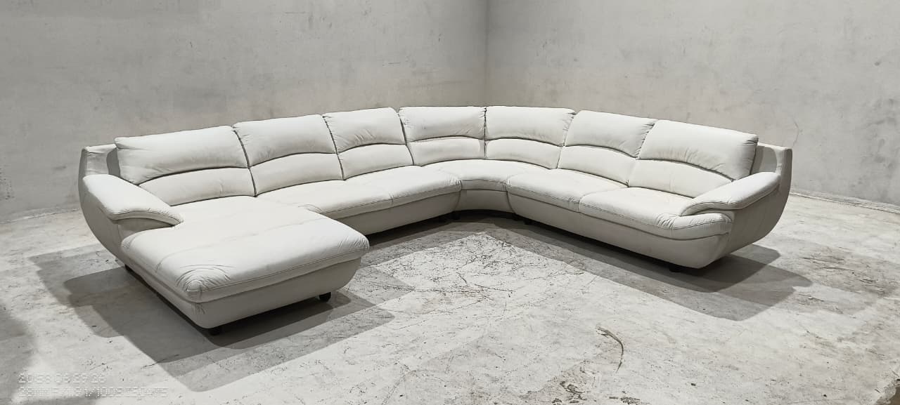 1235 - CORNER SOFA - BLR WH