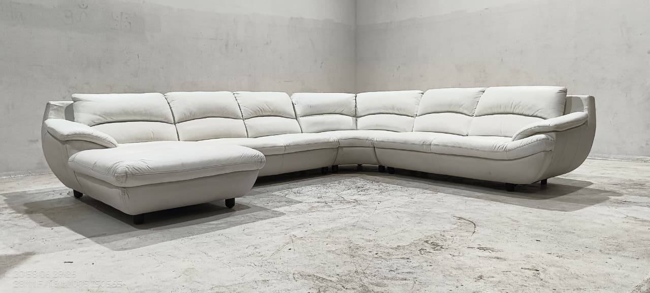 1235 - CORNER SOFA - BLR WH