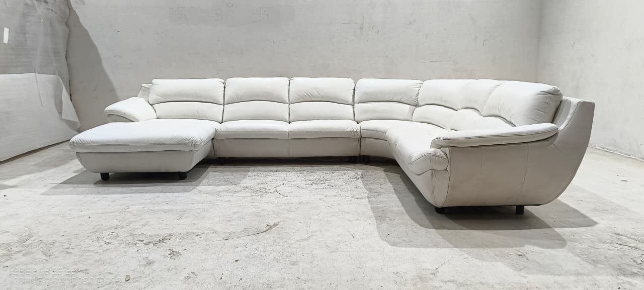 1235 - CORNER SOFA - BLR WH