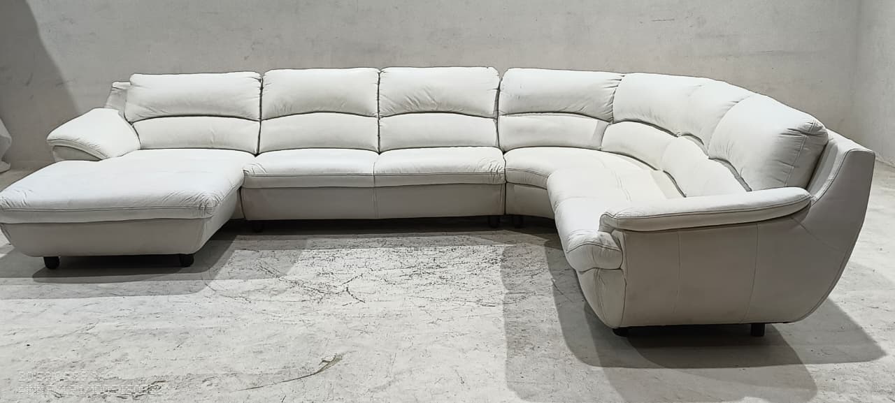 1235 - CORNER SOFA - BLR WH
