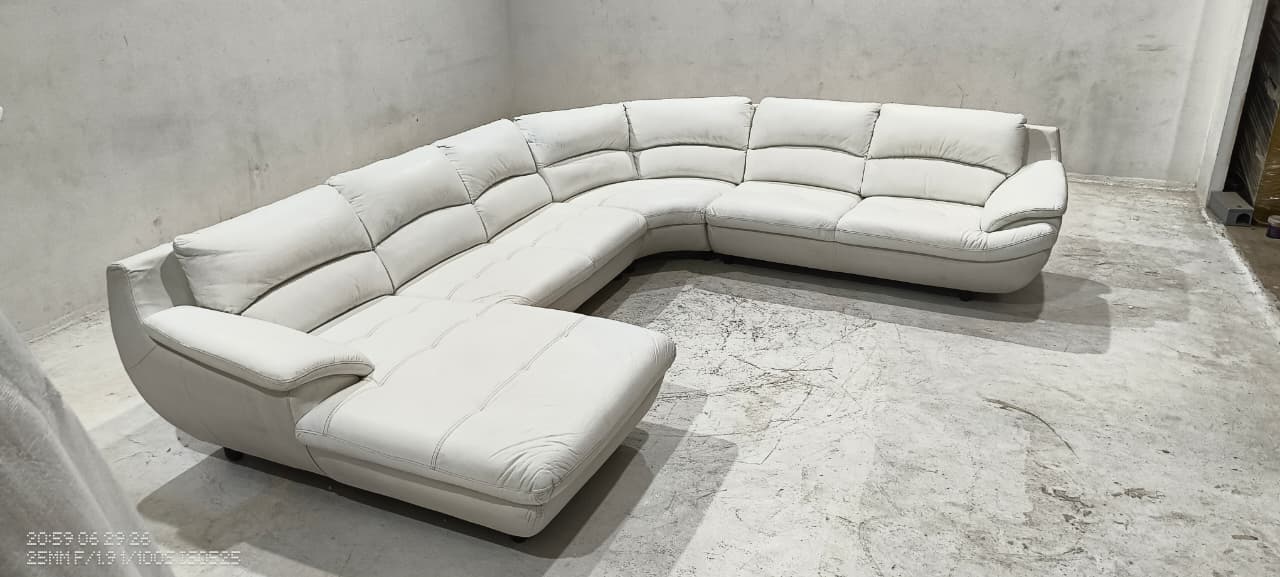 1235 - CORNER SOFA - BLR WH