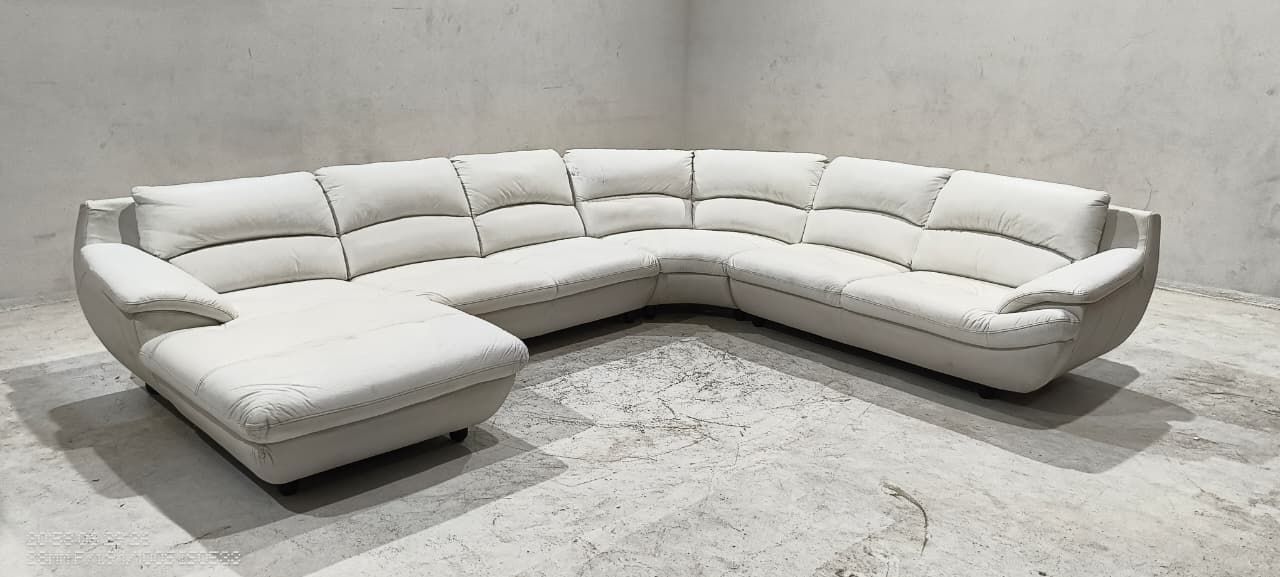 1235 - CORNER SOFA - BLR WH