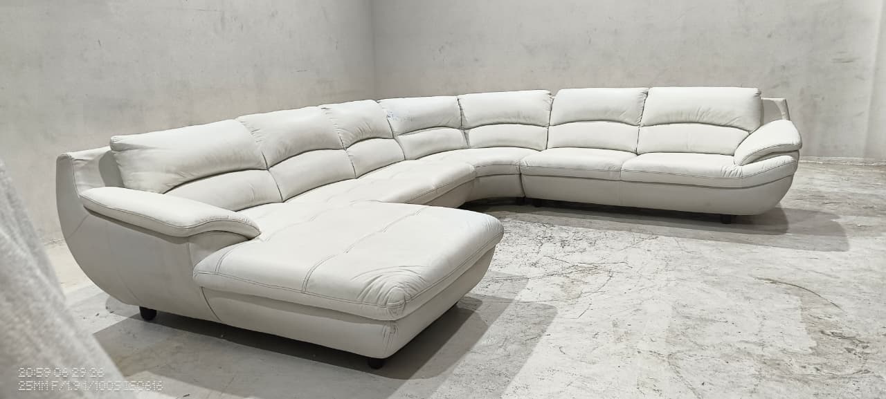 1235 - CORNER SOFA - BLR WH