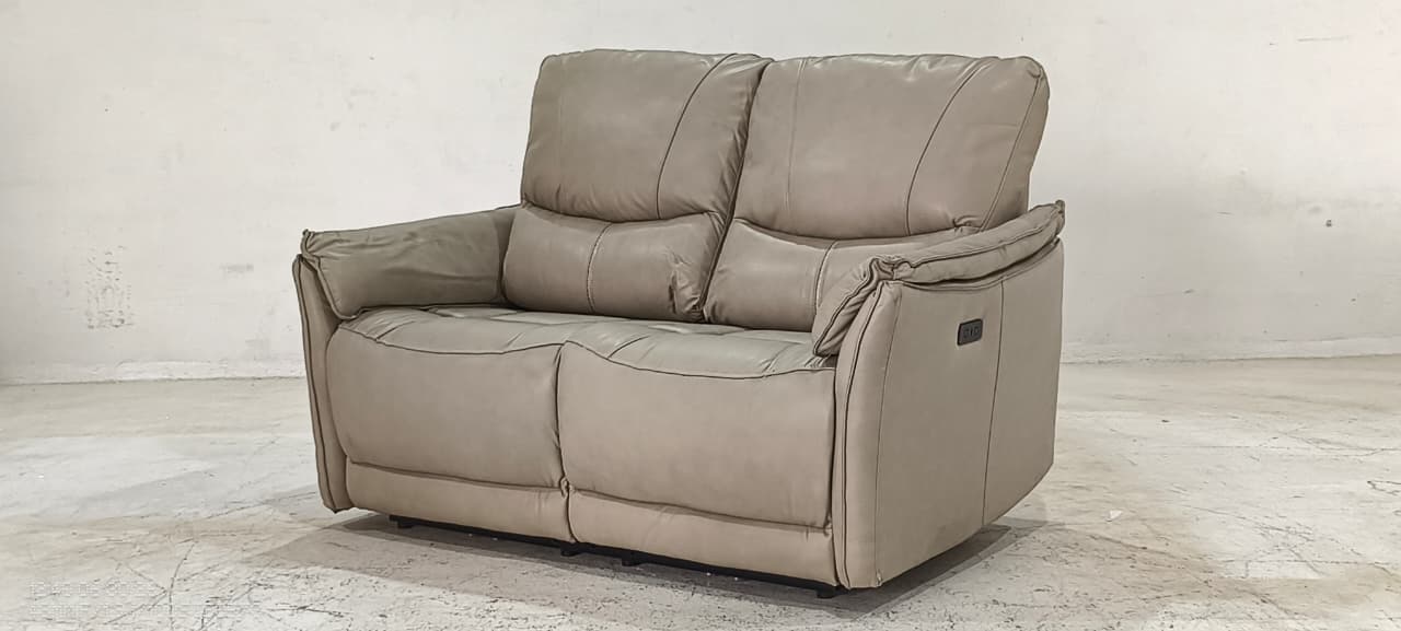 U50165M-L1-2E(2) - 2 SEATER RECLINER(ELECTRIC) - BLR WH