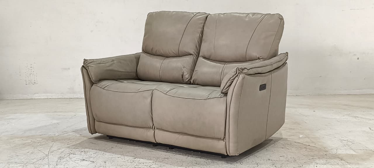 U50165M-L1-2E(2) - 2 SEATER RECLINER(ELECTRIC) - BLR WH