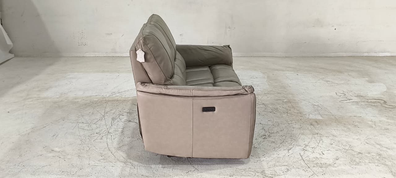 U50165M-L1-2E(2) - 2 SEATER RECLINER(ELECTRIC) - BLR WH