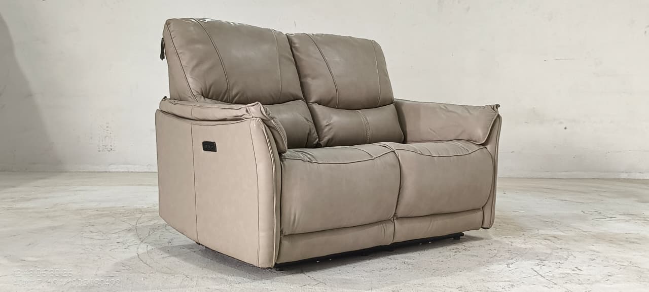 U50165M-L1-2E(2) - 2 SEATER RECLINER(ELECTRIC) - BLR WH