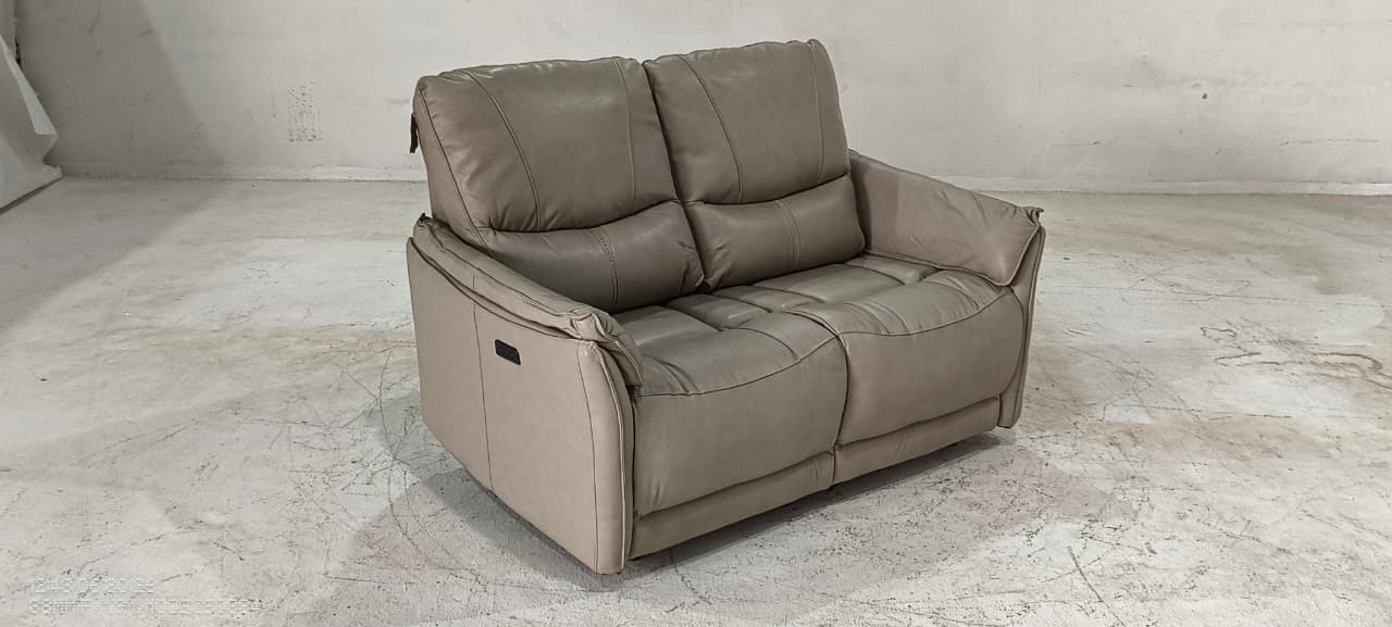 U50165M-L1-2E(2) - 2 SEATER RECLINER(ELECTRIC) - BLR WH