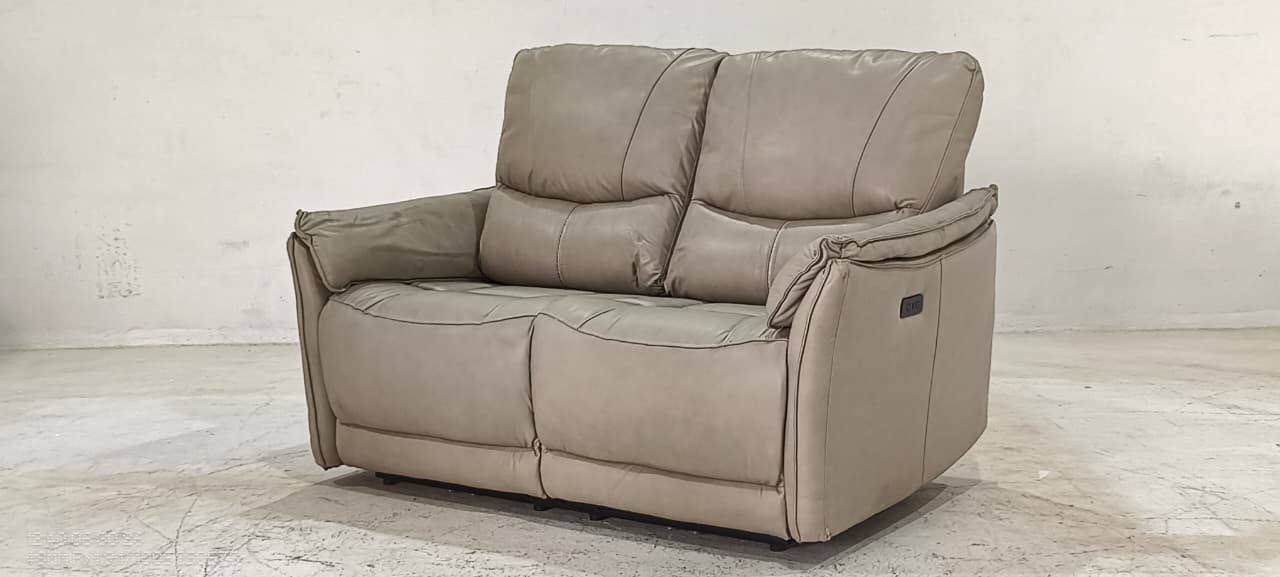 U50165M-L1-2E(2) - 2 SEATER RECLINER(ELECTRIC) - BLR WH