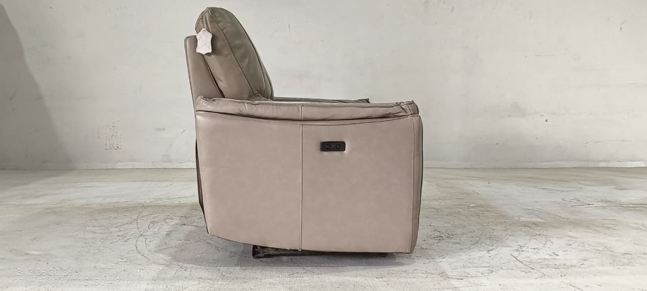 U50165M-L1-2E(2) - 2 SEATER RECLINER(ELECTRIC) - BLR WH