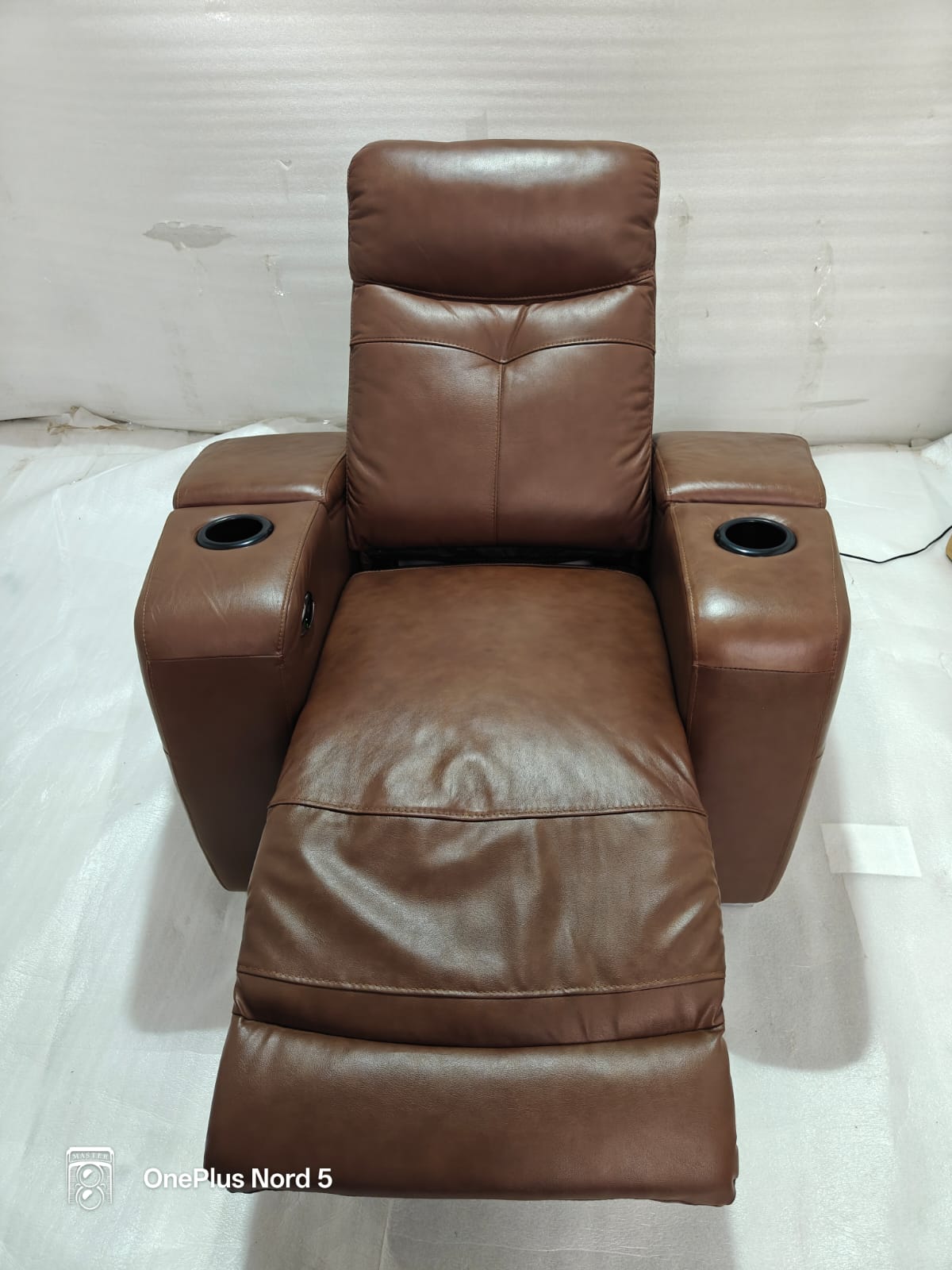3374(2) - 1 SEATER RECLINER(ELECTRIC) - BLR WH