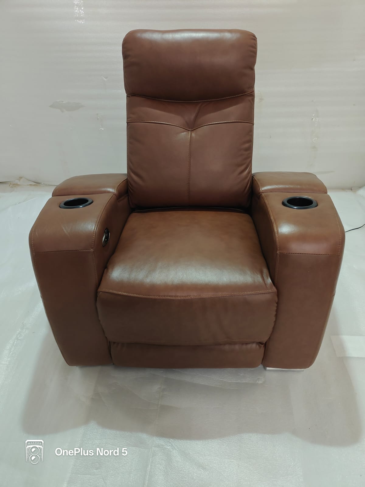3374(2) - 1 SEATER RECLINER(ELECTRIC) - BLR WH