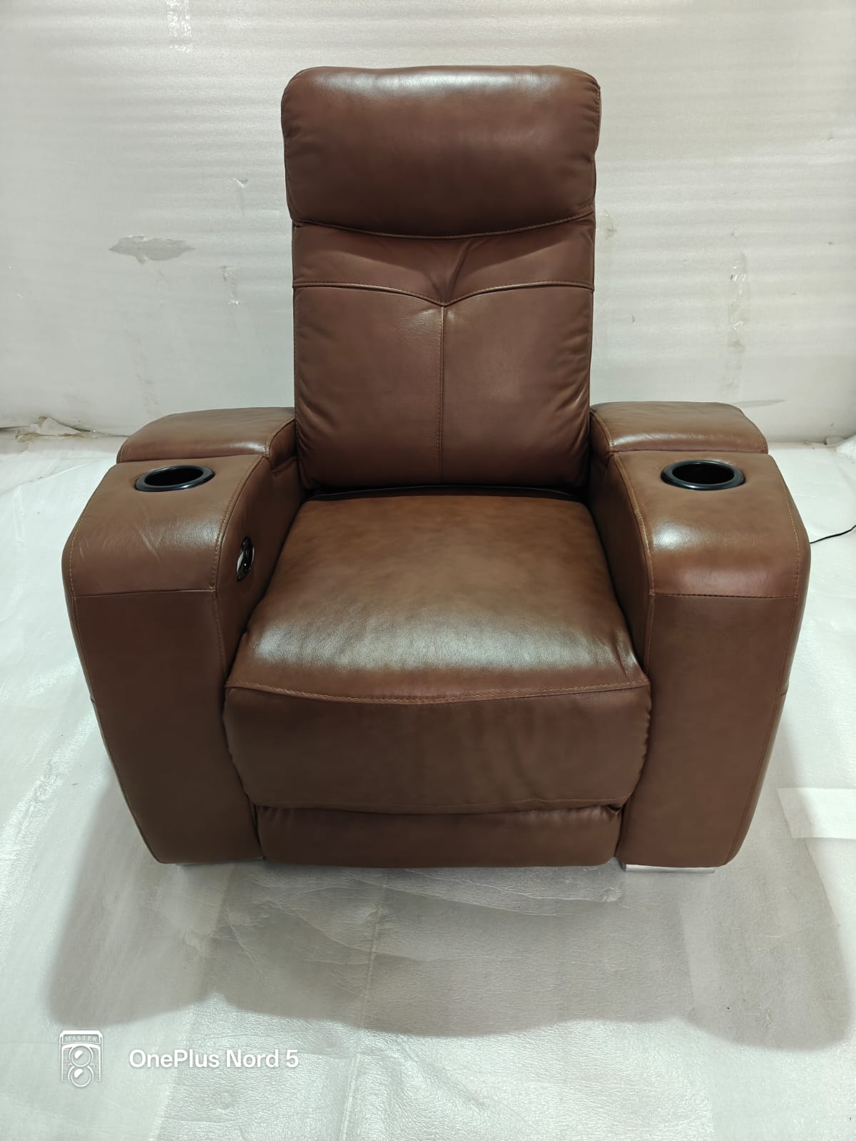 3374(2) - 1 SEATER RECLINER(ELECTRIC) - BLR WH