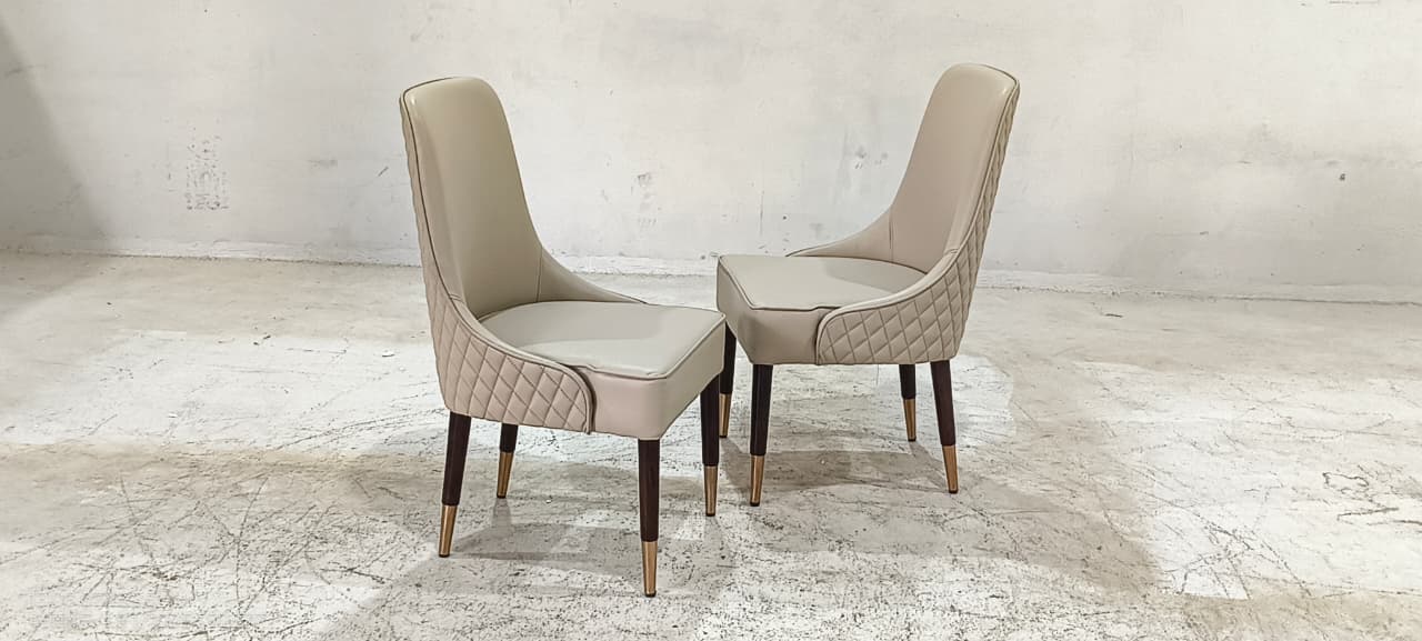 VERSACHE-DC(4) - DINING CHAIRS - BLR WH