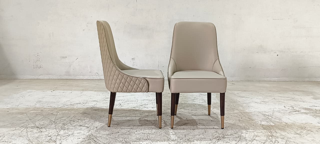 VERSACHE-DC(4) - DINING CHAIRS - BLR WH