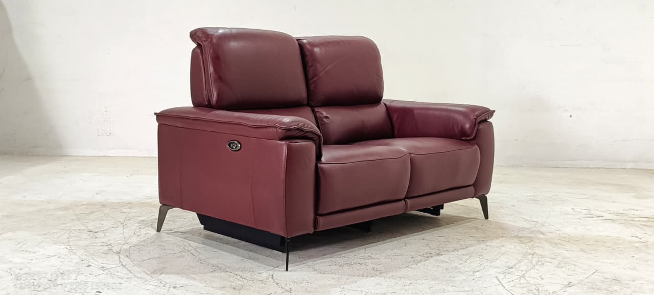 RS-12684(2) - 2 SEATER RECLINER(ELECTRIC) - BLR WH