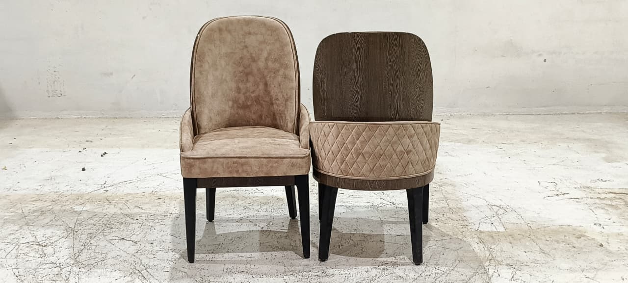 DIVIANA-DC(2) - DINING CHAIR - BLR WH