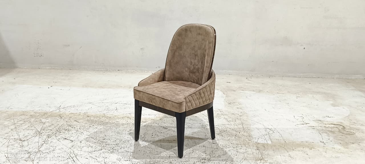 DIVIANA-DC(2) - DINING CHAIR - BLR WH