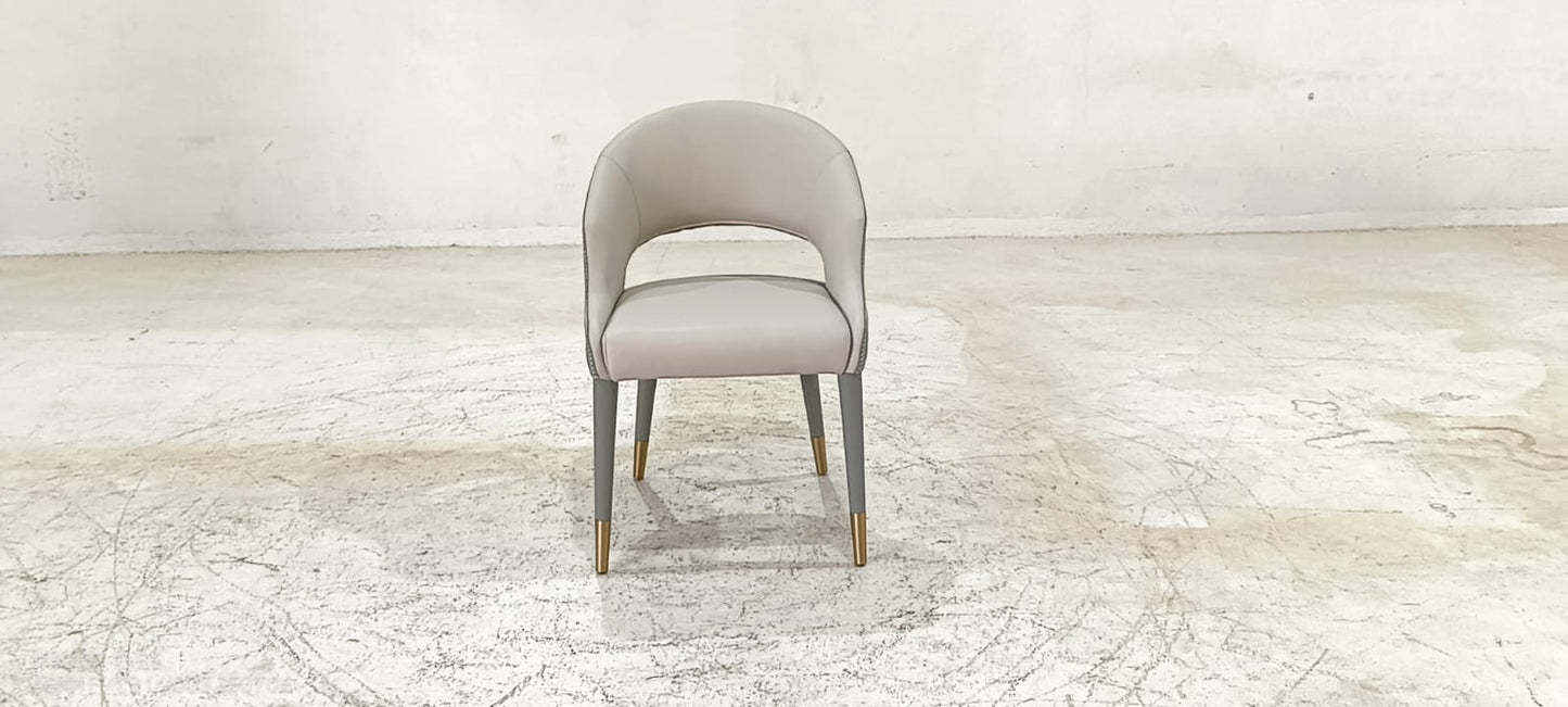 CH450(2) - DINING CHAIR - BLR WH