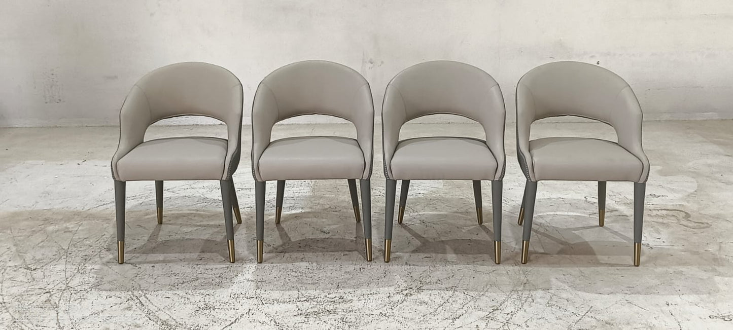 CH450(2) - DINING CHAIR - BLR WH