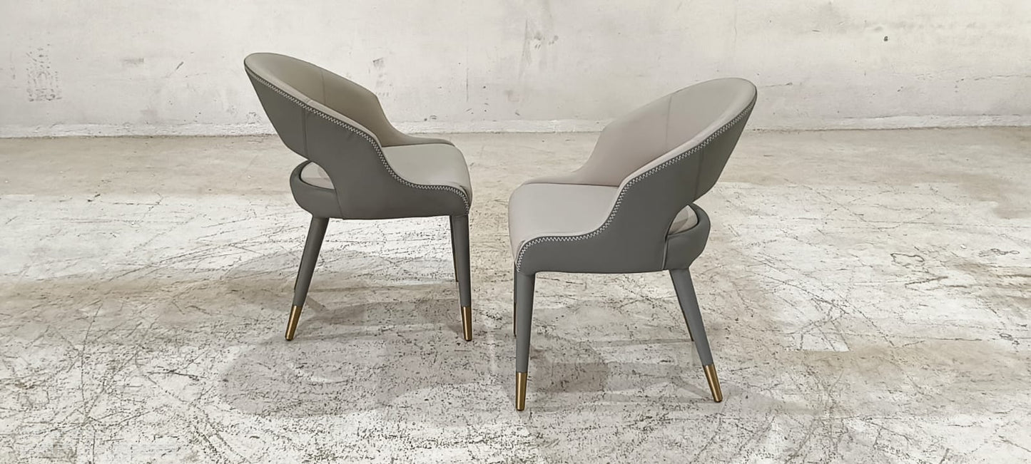 CH450(2) - DINING CHAIR - BLR WH