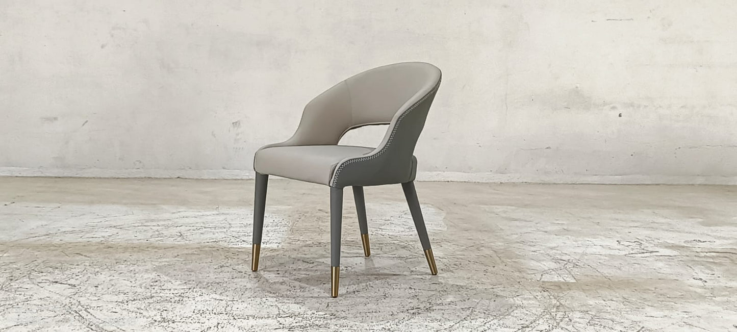 CH450(2) - DINING CHAIR - BLR WH