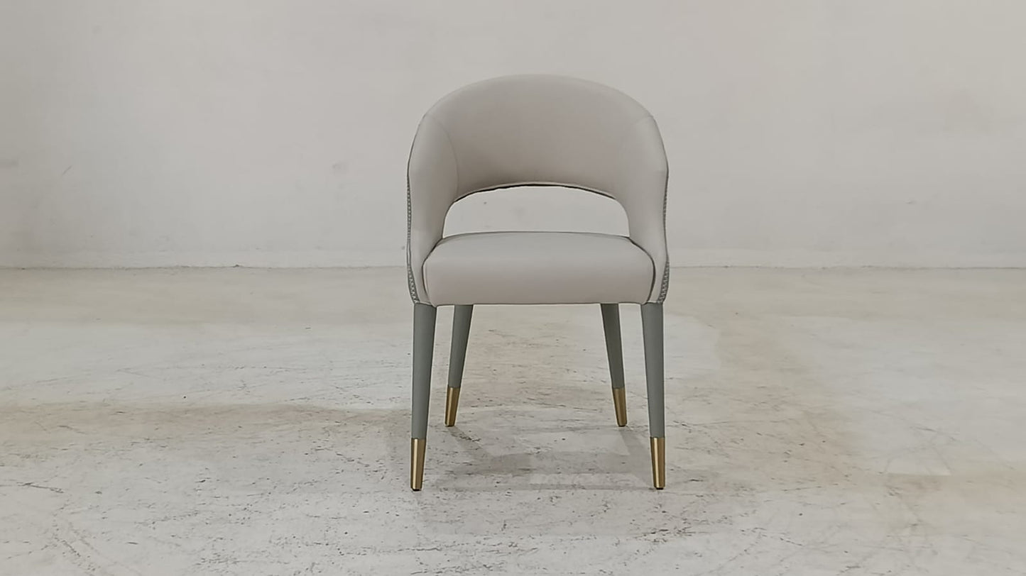 CH450(2) - DINING CHAIR - BLR WH