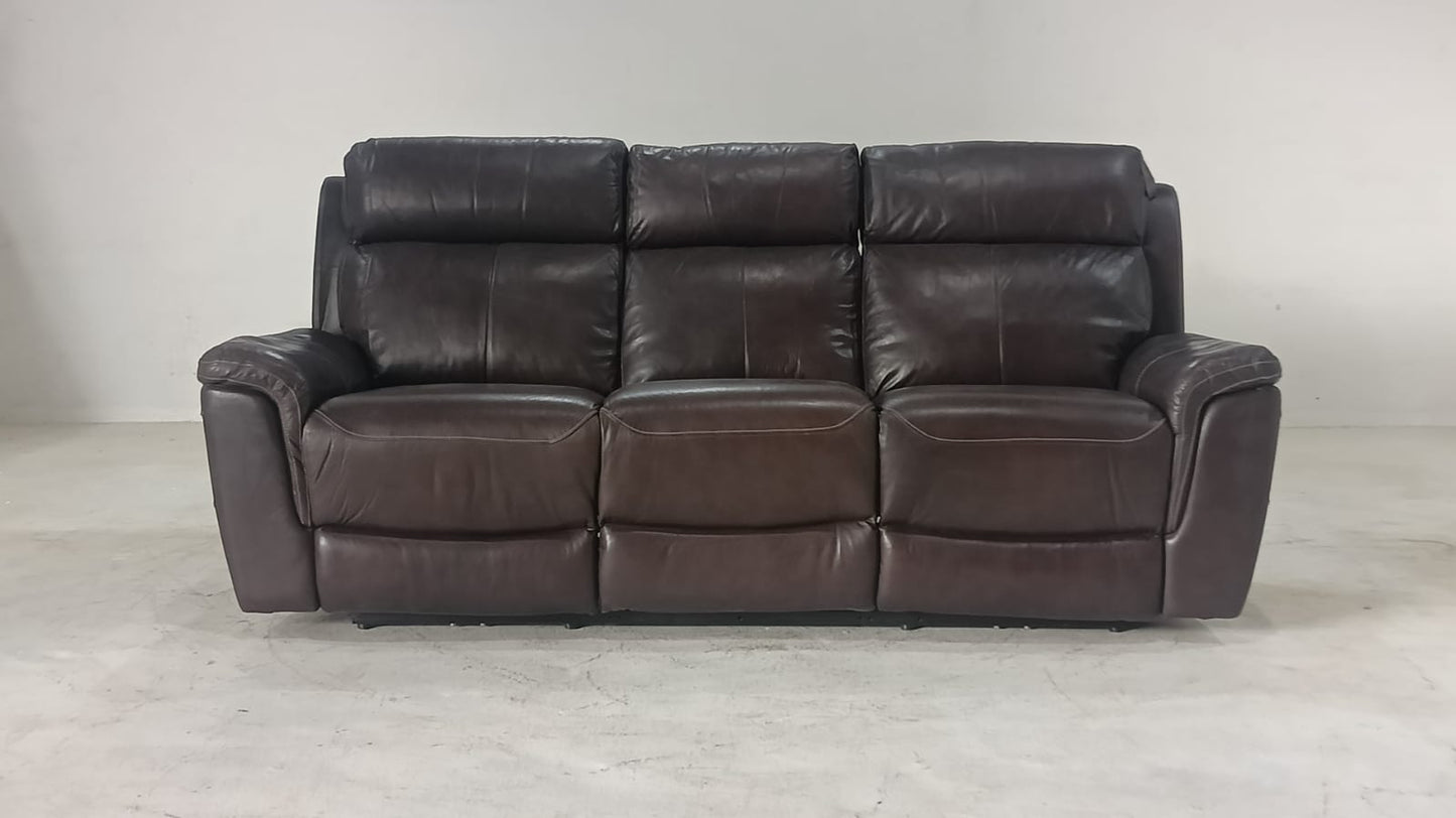UXW3339HM(1) - 3 SEATER RECLINER(ELECTRIC) - BLR WH