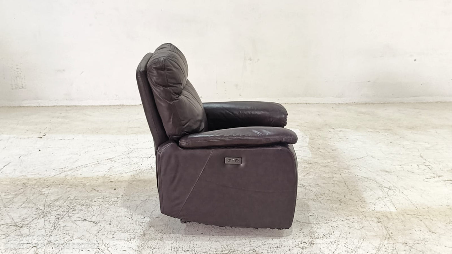 US50501M-L1- 1 SEATER RECLINER(ELECTRIC) - BLR WH