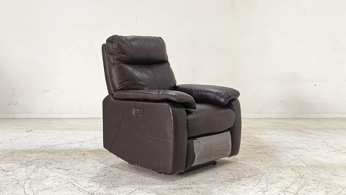 US50501M-L1- 1 SEATER RECLINER(ELECTRIC) - BLR WH