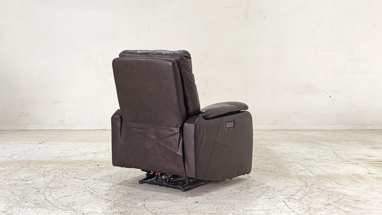 US50501M-L1- 1 SEATER RECLINER(ELECTRIC) - BLR WH